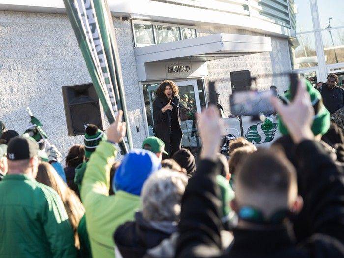 Rider Nation excited, superstitious during Grey Cup sendoff