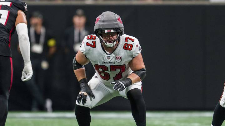 Bucs tackle Luke Goedeke may be moving closer to playing