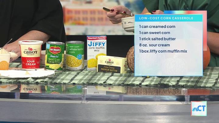 CT LIVE: Low-Cost Corn Casserole – NBC Connecticut