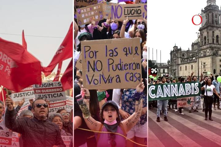 Caos en la CDMX: estas son las marchas, manifestaciones y otros movimientos programados para hoy 25 de noviembre
