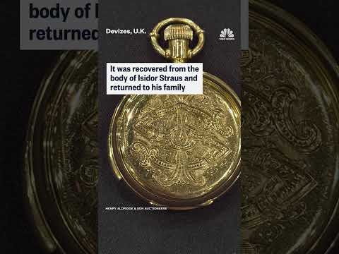 Watch sets record for most paid for Titanic memorabilia