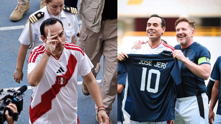José Jerí participa en el Partido de Leyendas previo a la final de la Copa Libertadores 2025 en Lima
