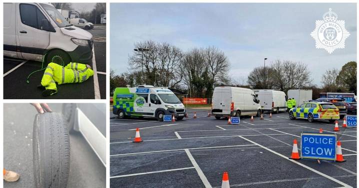 Two arrested for 'dangerous' driving offences in M5 crackdown