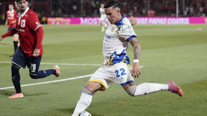 Central perdió el invicto ante Independiente y encima echaron a Malcorra al final