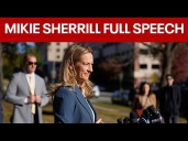 Mikie Sherrill's victory speech after winning NJ gov. race