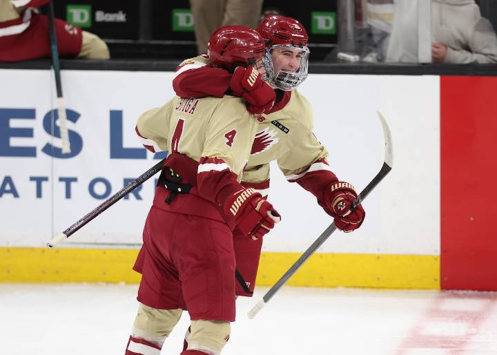No. 18/17 Boston College men’s hockey blanks Vermont