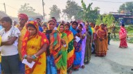 Bihar Election Phase 1 Voting LIVE: 53.77% Voter Turnout Recorded Till 3 PM; Deputy CM Vijay Sinha Attacked