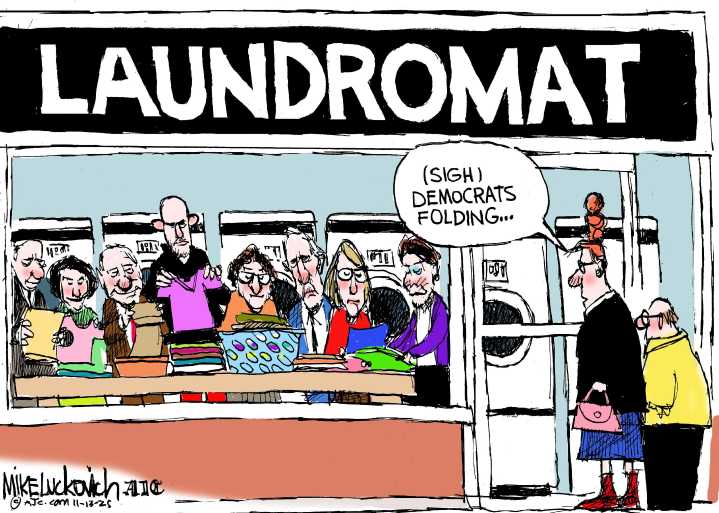 5 capitulating cartoons about the Democrat's shutdown surrender