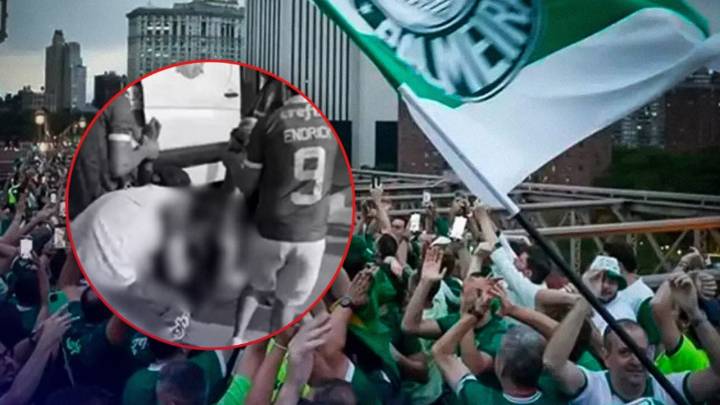 (VIDEO) Muere hincha de Palmeiras tras caer de autobús previo a la Final de la Libertadores