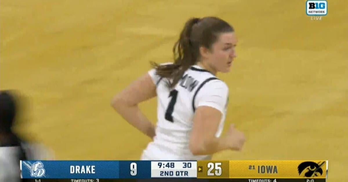 #21 Iowa Women crush Drake 100-58 in battle of state rivals.
