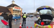 Man slashed in vicious row in Tesco car park in front of horrified shoppers