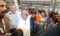 Women’s World Cup: Star Cricketer Arundhati Reddy Receives Hero’s Welcome at Shamshabad Airport