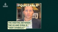 The Meeting Between the US and Syria is “Very Symbolic”
