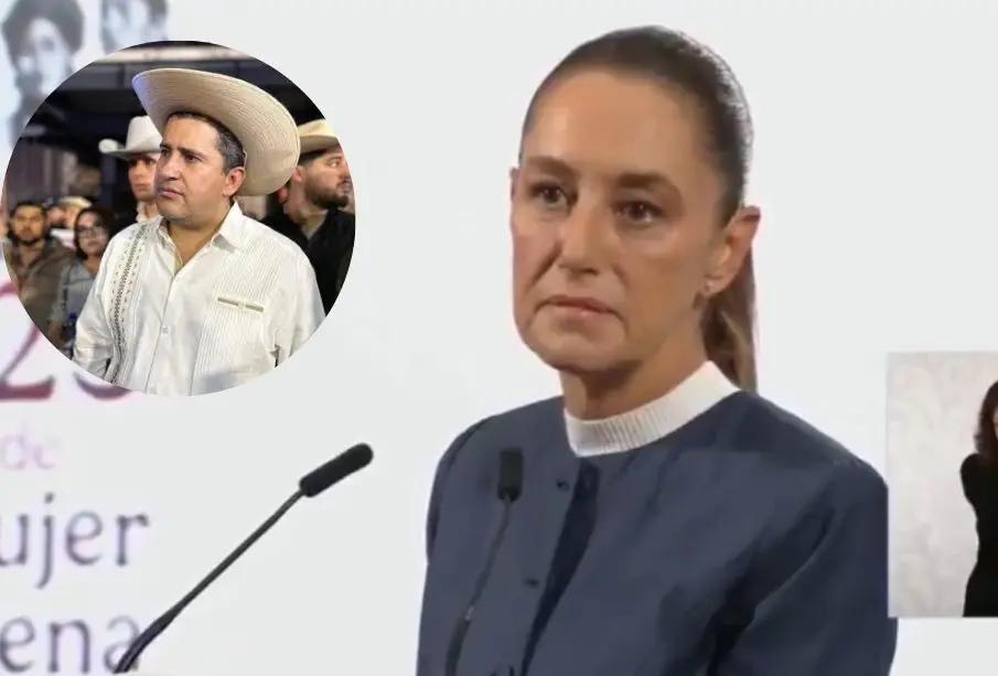 Sheinbaum condena asesinato del alcalde Carlos Manzo y promete justicia sin impunidad.