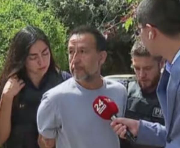 Impactantes imágenes: Así fue la captura del sospechoso por homicidio de fotógrafo de la Teletón y sus dos hijos en La Reina