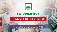 La Primitiva: resultado y comprobar el número premiado hoy, sábado, 15 de noviembre de 2025