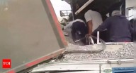 Telangana: 16 dead, 8 injured as tipper truck collides with RTC bus on Hyderabad