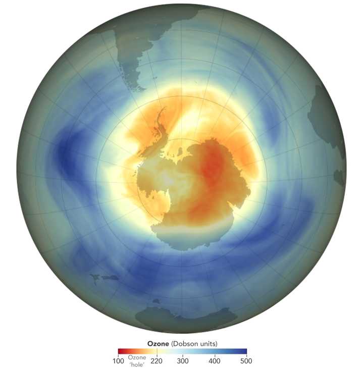 Ozone hole ranked as 5th smallest in more than 30 years, according to new research