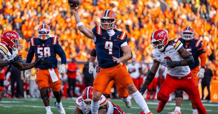 Luke Altmyer throws two TD passes, Illinois hands Maryland 6th straight loss, 24