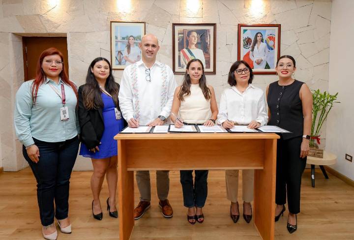 Firma Ana Paty Peralta convenio con Tribunal de Justicia Administrativa y Anticorrupción