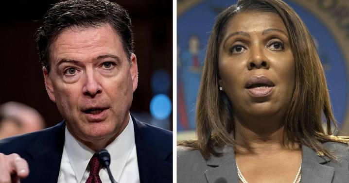 The Latest: Judge dismisses cases against James Comey and Letitia James