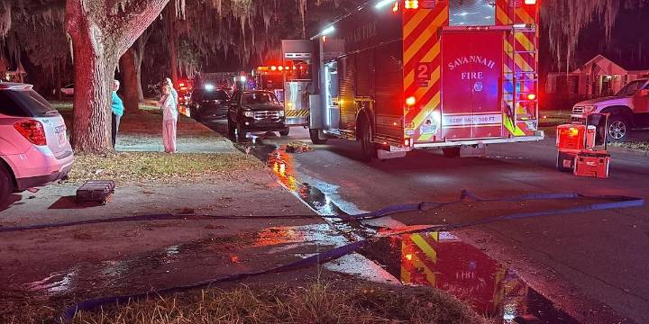 Savannah Fire Department responds to Speir Street blaze