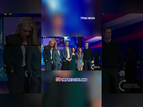 TEARFUL TRIBUTE: Erika Kirk breaks down watching video of her late husband #shorts #foxnews #fox