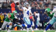Dak Prescott breaks Tony Romo's franchise record for yards passing with the Dallas Cowboys