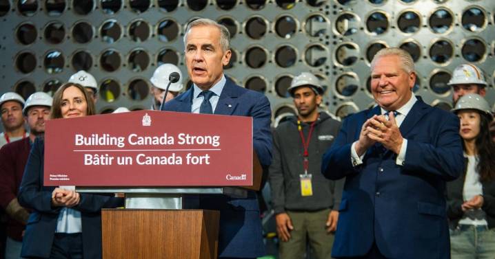 Mark Carney’s list of major projects