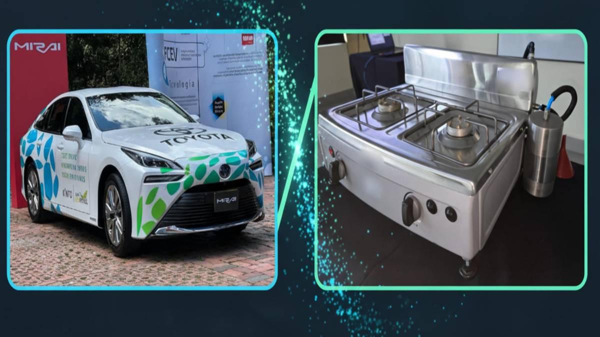 Con taxis y estufas arrancaron los pilotos para el uso de hidrógeno como combustible en Colombia