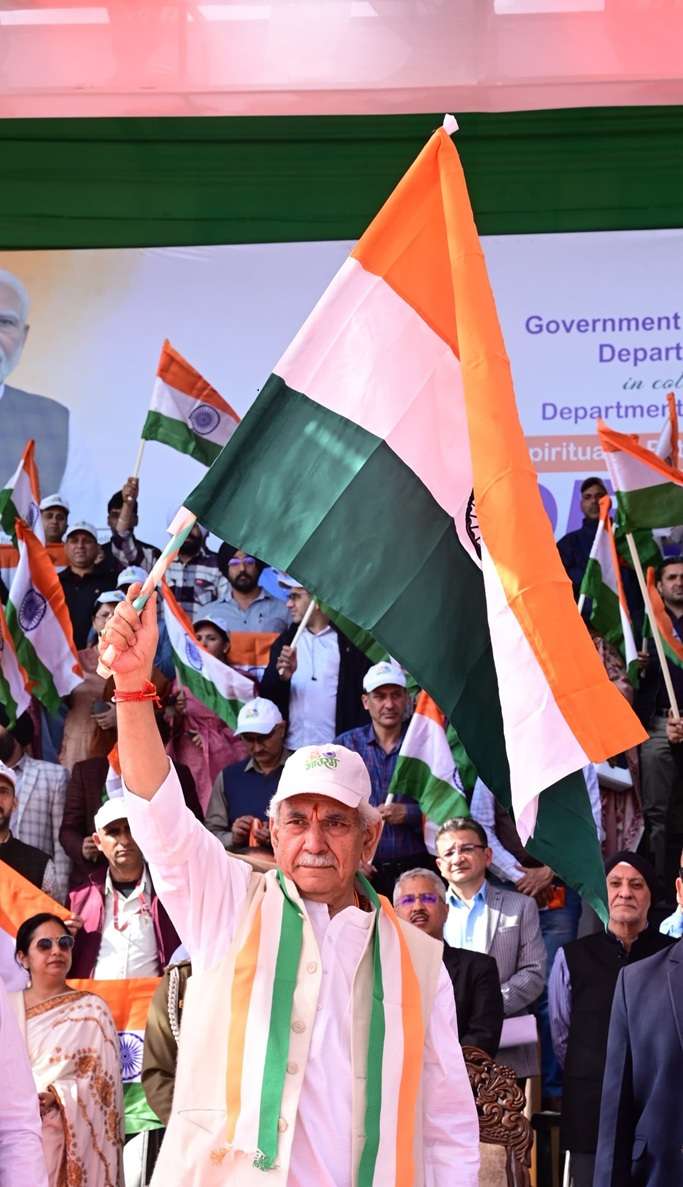 Proud that J&K secures 1st rank nationally in overall participation: LG Manoj Sinha