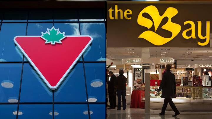 Canadian Tire to buy Hudson’s Bay's iconic stripes, logos