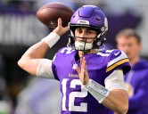 Vikings name Max Brosmer as starter against Seahawks