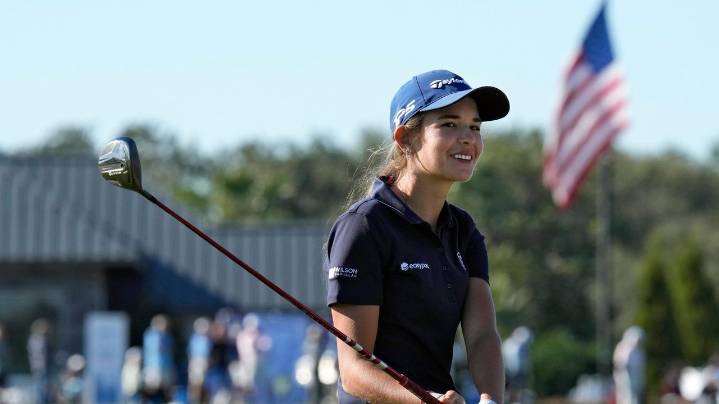 Kai Trump shoots 13-over 83 in LPGA Tour debut, leaving her last in 108