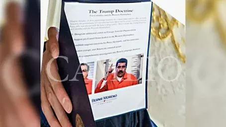 Polémica imagen de Petro y Maduro presos 