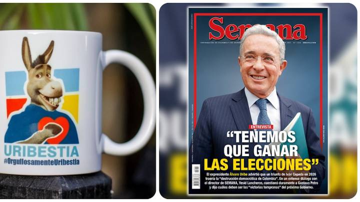 Álvaro Uribe, en entrevista con SEMANA, habla con orgullo de su pocillo de “Uribestias”: “Uno tiene que aprender a burlarse de sí mismo”