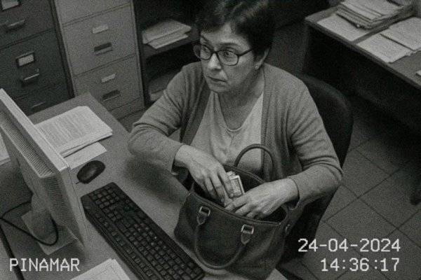 La Corrupción Avanza: grabaron a tesorera municipal de Pinamar llevándose fajos de dinero en su cartera