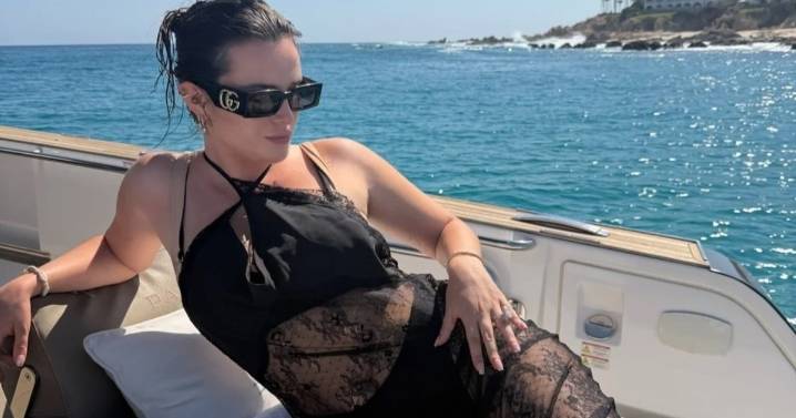 Bella Thorne Turns Heads in Sheer Lace Dress