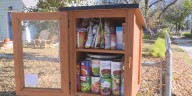 Little library switches to food pantry in All Saints neighborhood