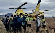 Rescatado con helicóptero en una zona de dificil acceso en una finca extremeña