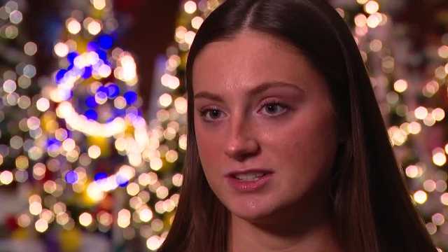 Dowling Catholic senior gives thanks to Blank Children’s team after recovery