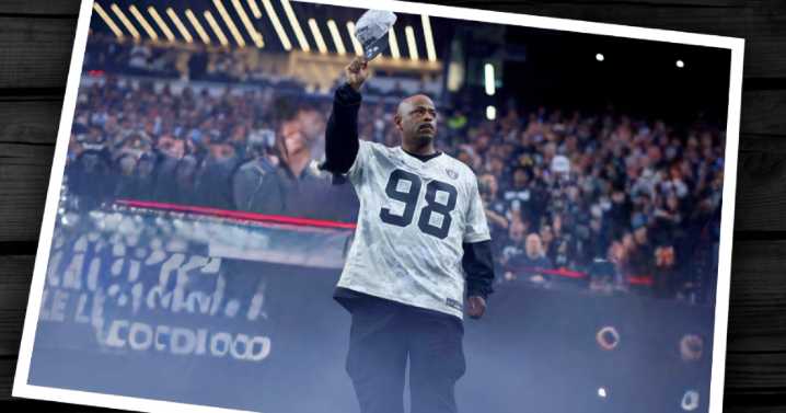 US Air Force veteran representing Las Vegas Raiders on the national stage