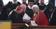 Pope joins patriarchs at historic Christian site in Turkey to commemorate creed and pray for unity