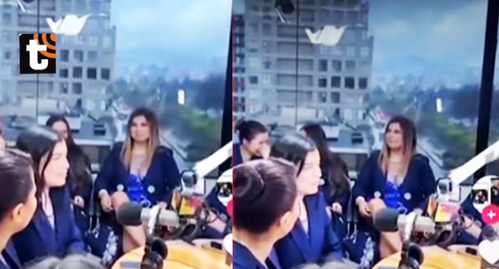 Chicas de Corazón Serrano parchan a locutor ecuatoriano tras sugerirles que canten ‘calatitas’: “No te pases, muy morbosa tu pregunta”