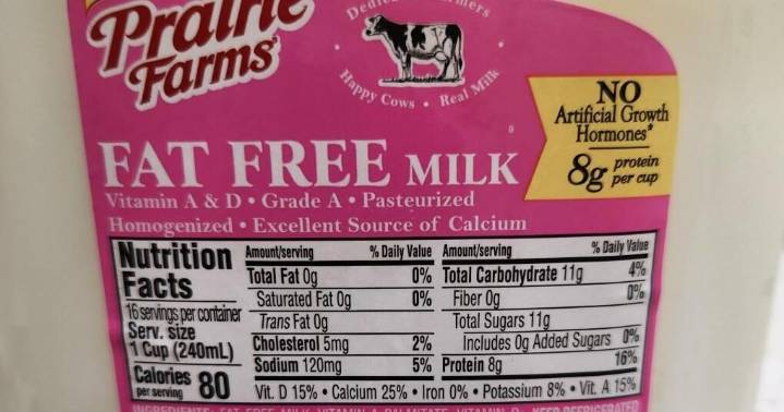 Prairie Farms recalls fat-free milk over possible contamination