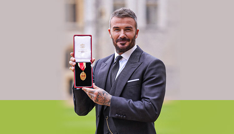 Sir David Beckham Receives Knighthood At Windsor Castle