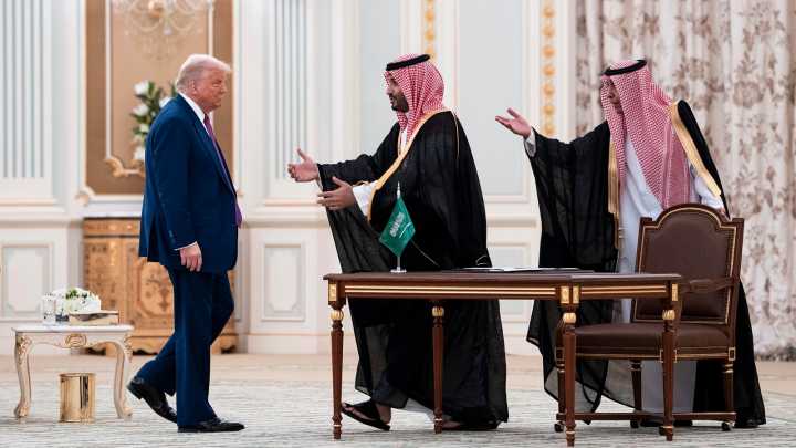 Trump says he will sell F-35s to Saudi Arabia on eve of crown prince’s Washington visit