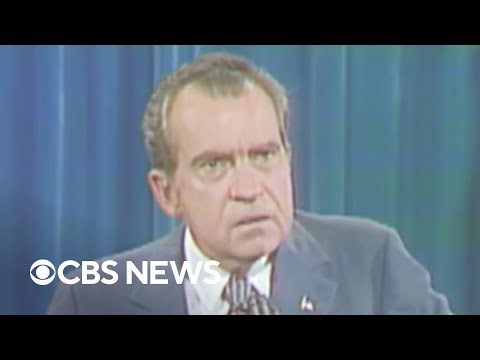 From the archives: Nixon tells reporters "I'm not a crook" at Disney World in 1973