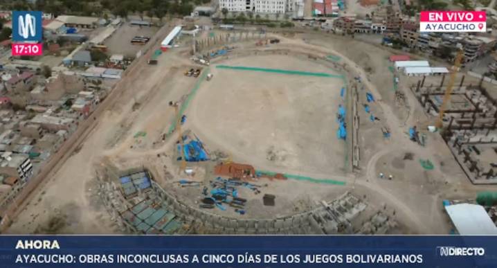 Juegos Bolivarianos inician este sábado, pero sedes deportivas aún no estarían terminadas