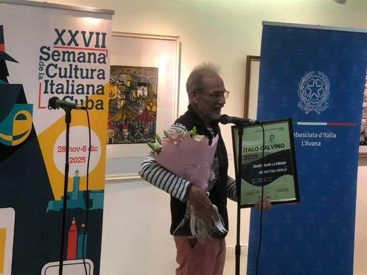 Escritor cubano Ernesto Pérez Castillo obtuvo premio Italo Calvino (+Fotos)